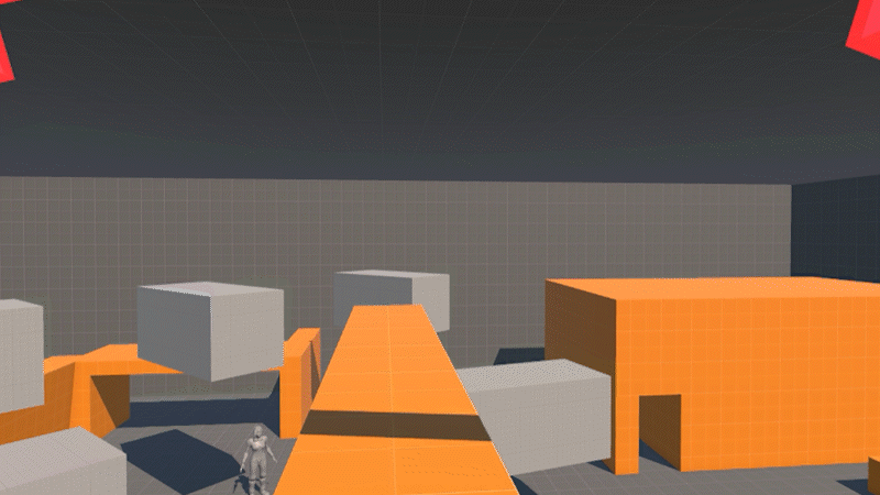 A gif of the player getting hit by a hammer