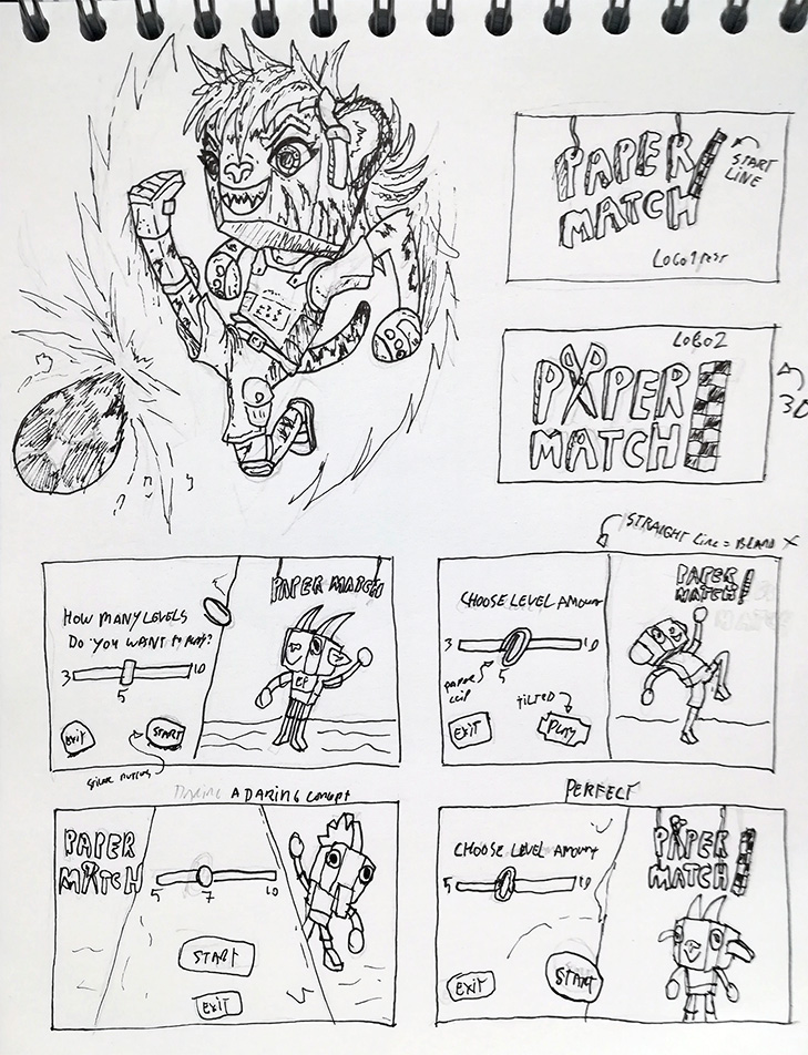 Menu Sketches